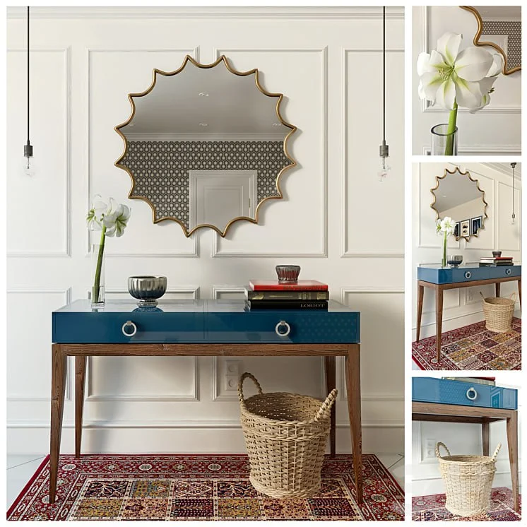 Decor set with basket